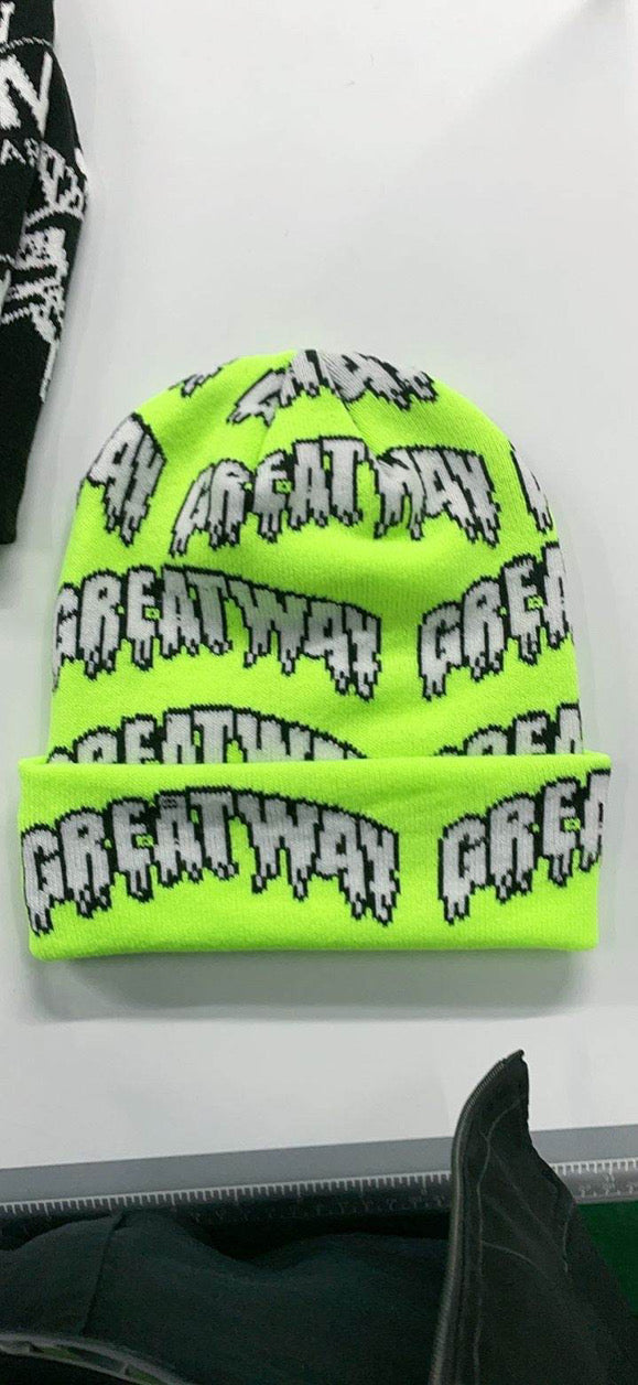 GREATWAY SLIME GREEN BEANIE
